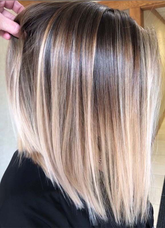 Gorgeous Balayage Hair Color Highlights for Straight Hair in 2019 -   8 hairstyles Straight balayage
 ideas