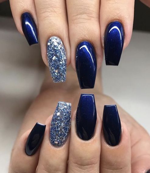 10 hair Blue nail nail
 ideas