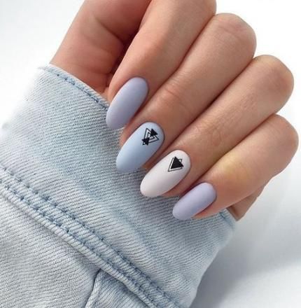 Best Nails Colors Blue Purple 36 Ideas -   10 hair Blue nail nail
 ideas