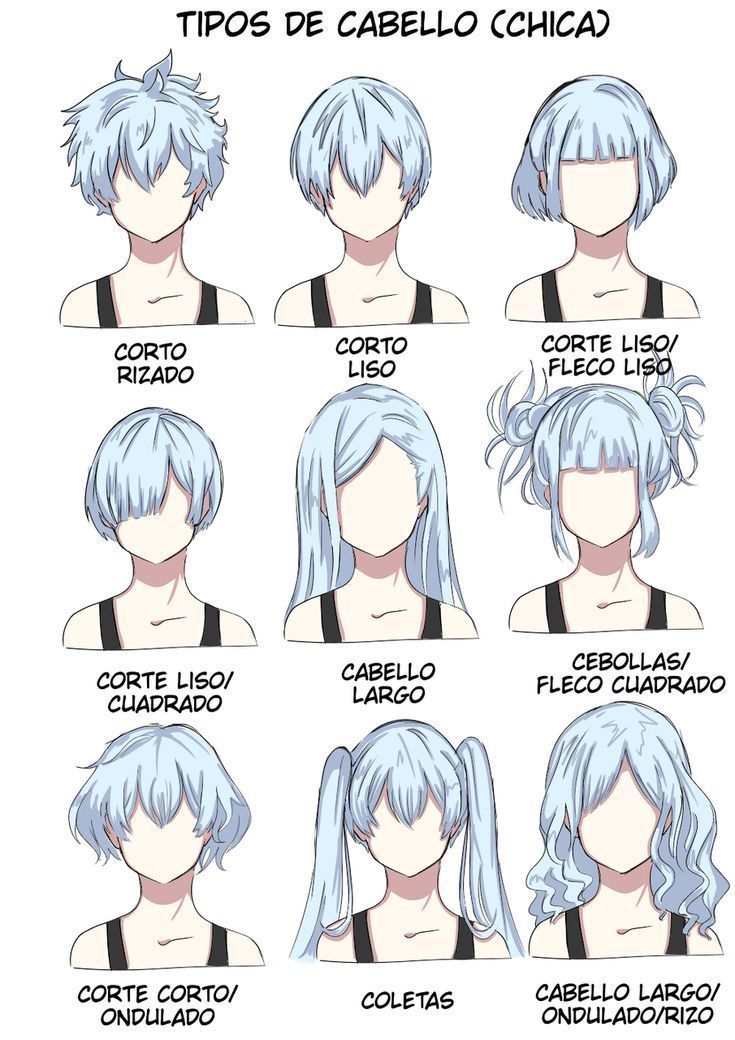 Drawing Hairstyles For Your Characters -   10 hair Drawing manga
 ideas