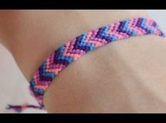 DIY Chevron Friendship Bracelet -   11 diy projects To Try friendship bracelets
 ideas