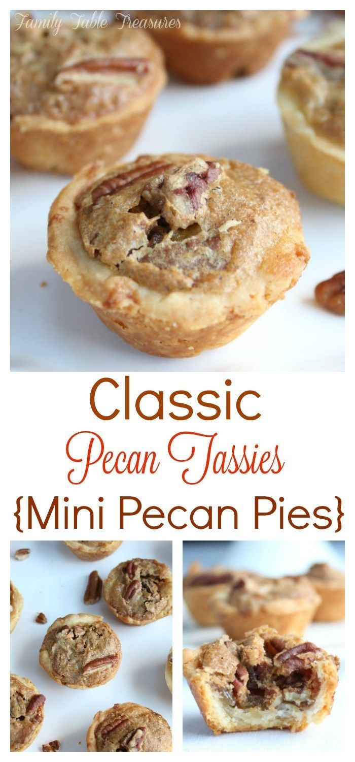 Classic Pecan Tassies -   11 mini desserts Table
 ideas