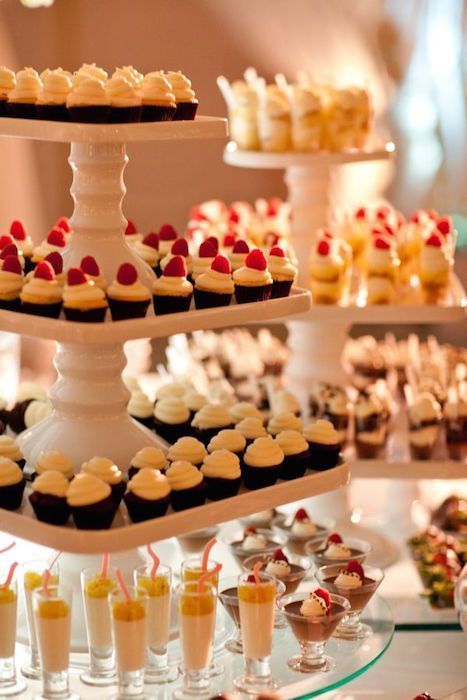 Mini Desserts That Will WOW Your Wedding Guests -   11 mini desserts Table
 ideas