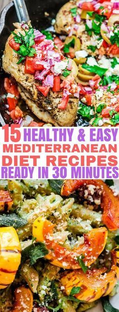 15 Life Changing Mediterranean Diet Recipes for Healthy Eating -   12 diet Meals for men
 ideas