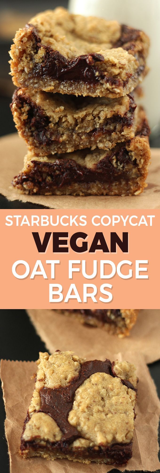 Vegan Oat Fudge Bars (Starbucks Copycat) -   12 diet Vegan sweets
 ideas