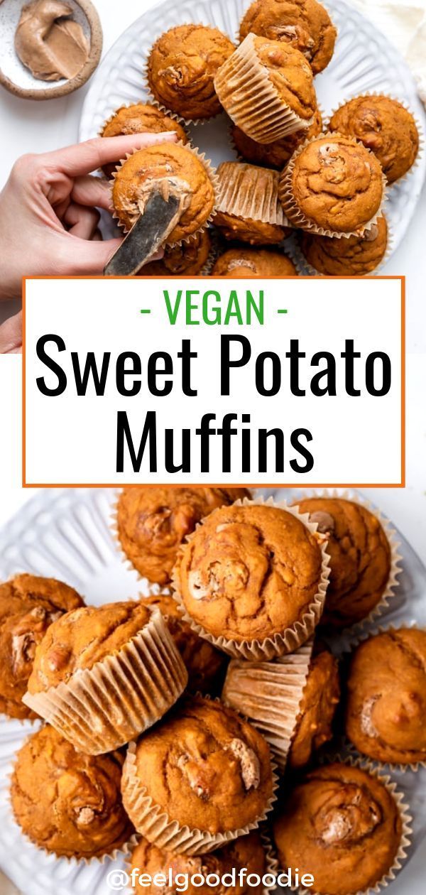 Sweet Potato Muffins -   12 diet Vegan sweets
 ideas