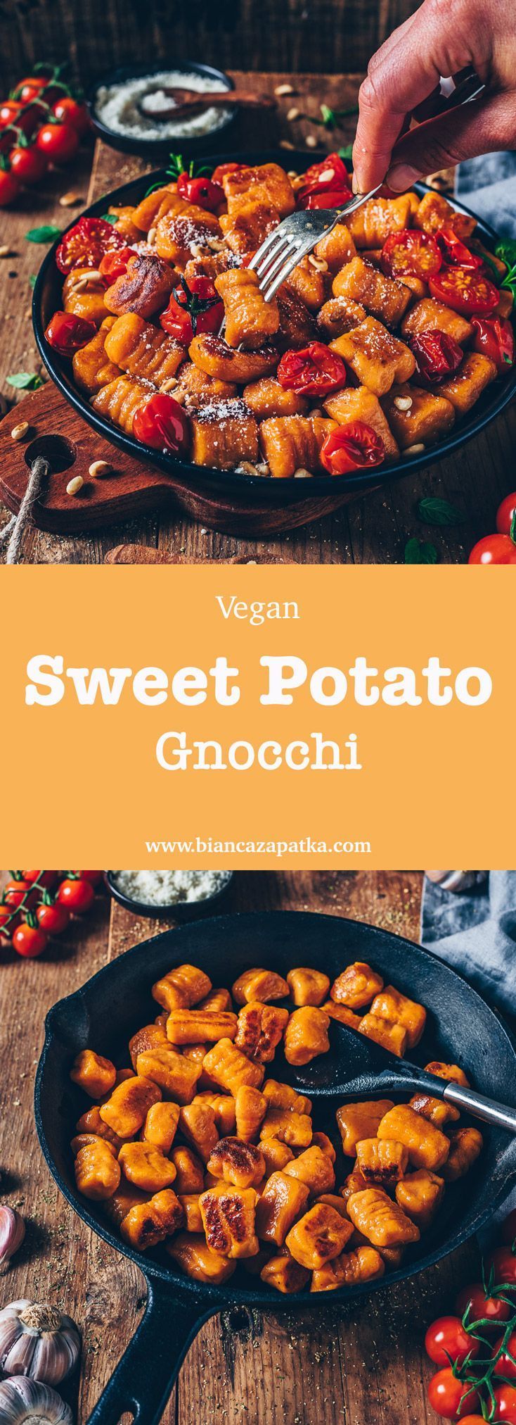 Sweet Potato Gnocchi (vegan, easy -   12 diet Vegan sweets
 ideas