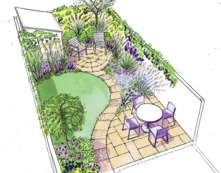 12 garden design Small interiors ideas
