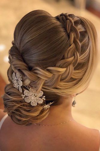 36 Vintage Wedding Hairstyles For Gorgeous Brides -   12 hairstyles Bridesmaid elegant
 ideas