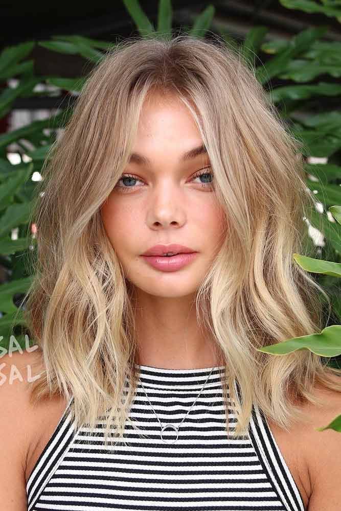 18 Hair Styles For A Blonde Hair Blue Eyes Girl -   12 hairstyles Natural highlights ideas