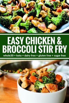 Easy Chicken & Broccoli Stir Fry -   12 healthy recipes Broccoli stir fry ideas