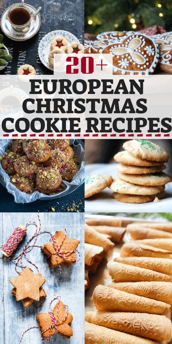 20+ European Christmas Cookie Recipes -   12 holiday Recipes savory ideas