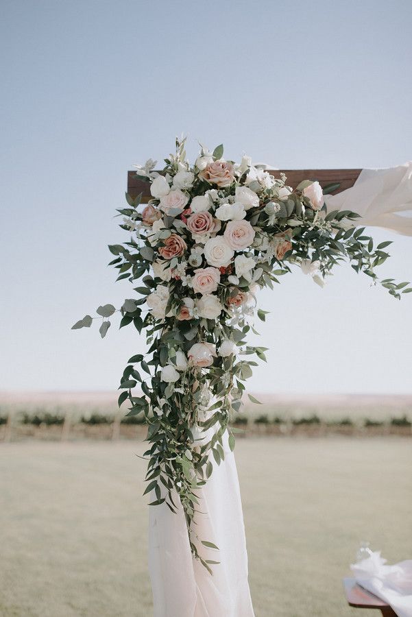 Romantic and Emotional Vineyard Wedding in Central Washington -   12 wedding Garden flowers
 ideas