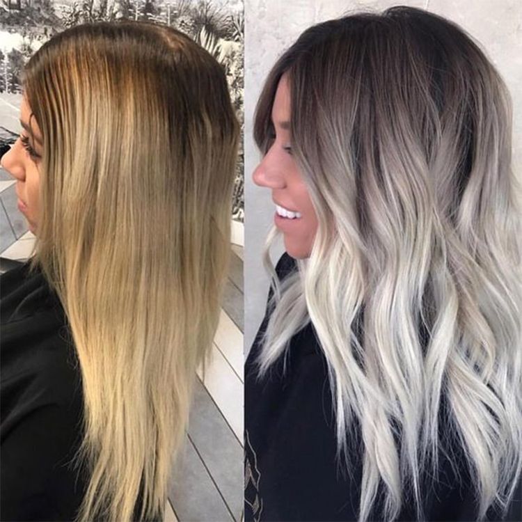 49 Hair Color Trends In 2019 Before & After: Platinum On Hair + Tips -   13 hair Blonde 2019
 ideas