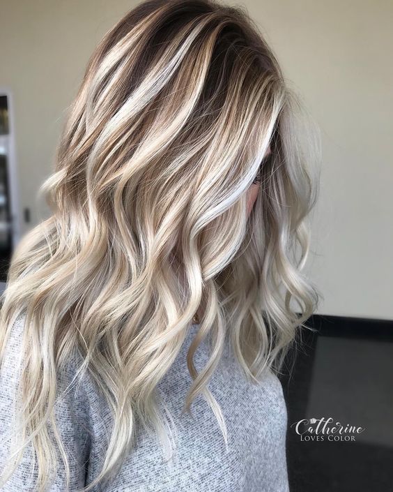 21 Icy Blonde Hair with Dark Roots Colour Ideas -   13 hair Blonde 2019
 ideas