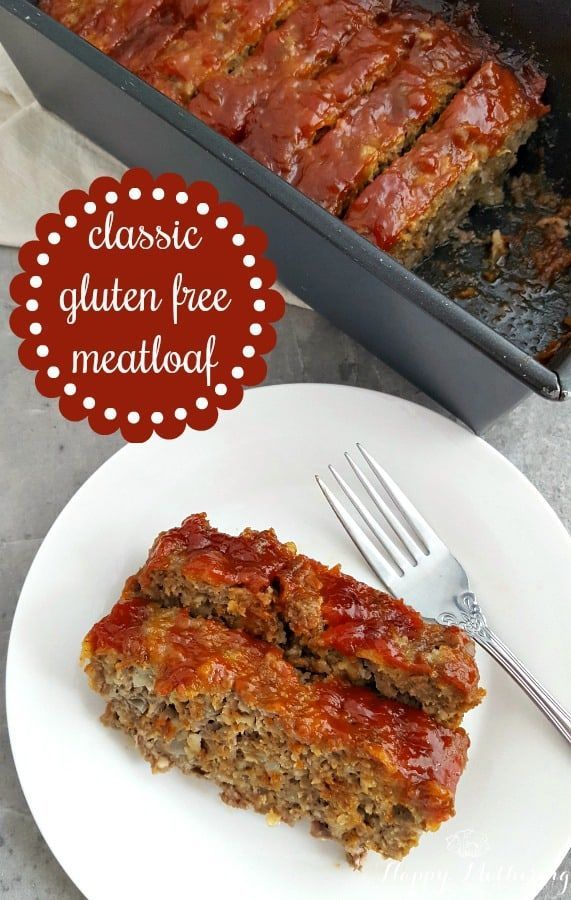 Mouthwatering Classic Gluten Free Meatloaf -   13 healthy recipes Beef gluten free
 ideas