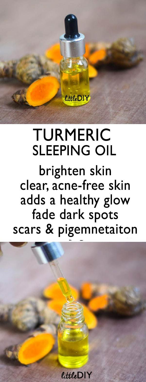 TURMERIC SLEEPING NIGHT OIL for CLEAR SKIN -   13 skin care Remedies tips
 ideas