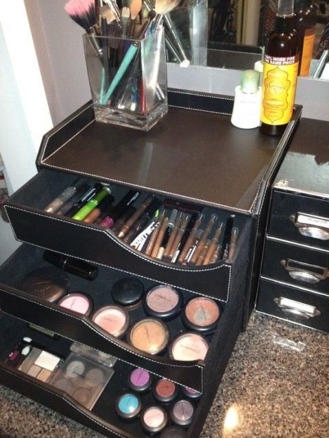 13 unique makeup Storage
 ideas