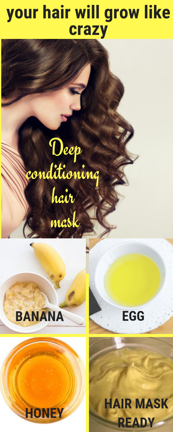 Your hair will GROW like CRAZY With THIS Banana deep conditioning mask !! -   14 hair Care deep conditioning
 ideas