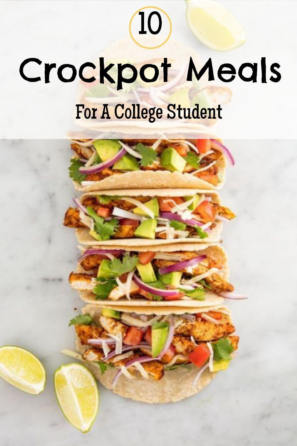 10 Crockpot Meals For A College Student -   14 healthy recipes For College Students snacks ideas
