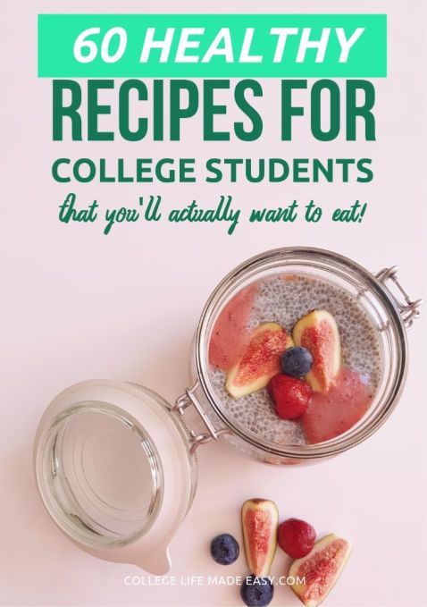 60+ Cheap, Healthy Meals for Students (Meal Prep Ideas Included!) -   14 healthy recipes For College Students snacks ideas