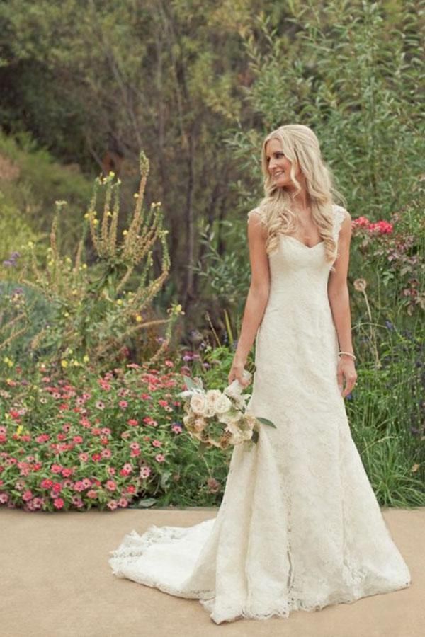 Hot Sale Trumpet/Mermaid Court Train Lace Country Wedding Dress WD138 -   15 dress Country classy
 ideas
