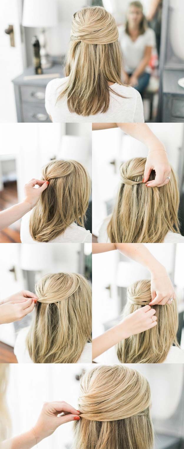 15 hairstyles Step By Step shoulder length
 ideas