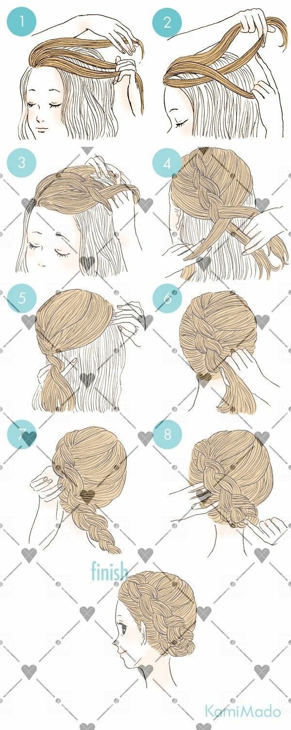 15 hairstyles Step By Step shoulder length
 ideas