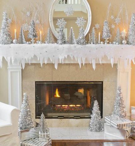 How To Decorate A Mantel For The Holidays -   15 holiday Decorations mantel
 ideas