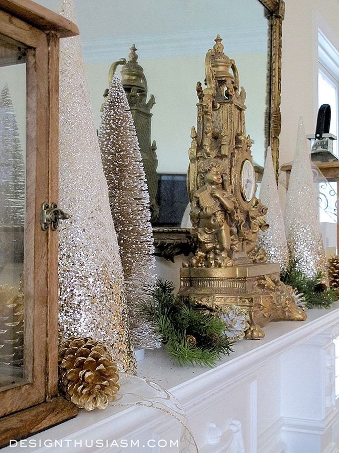 How to Use Rose Gold Christmas Decor for the Holidays -   15 holiday Decorations mantel
 ideas