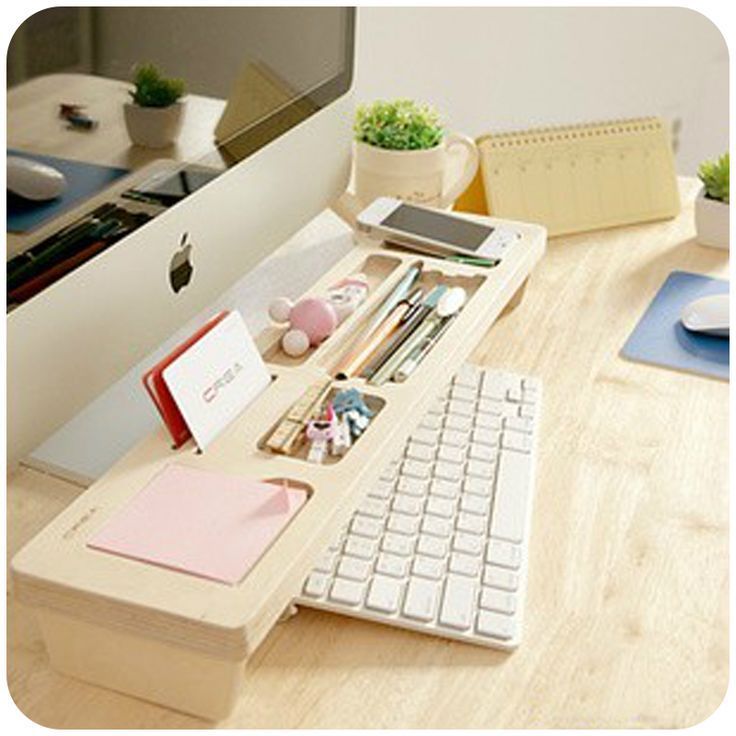 Wooden Desk Organiser -   15 home accessories Wood offices
 ideas