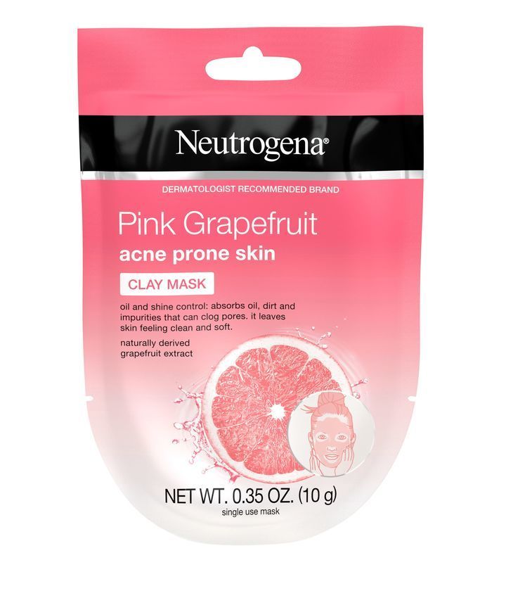 Pink Grapefruit Acne Prone Skin Clay Mask -   15 neutrogena skin care Routine
 ideas