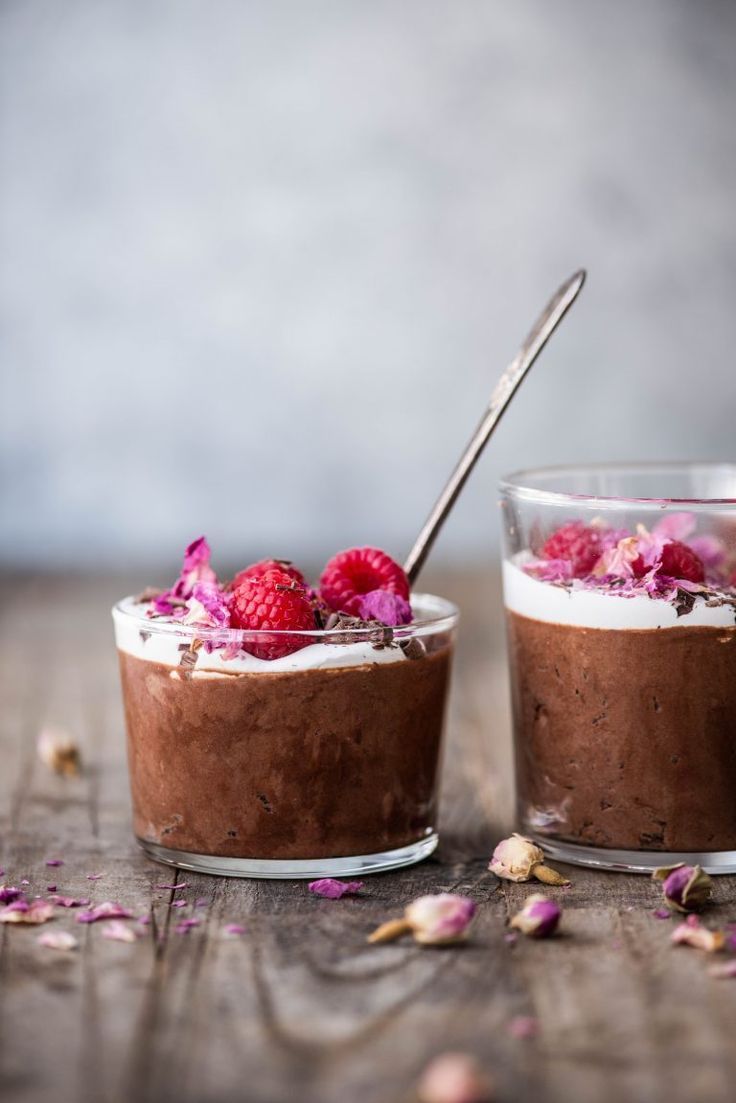 Salted Dark Chocolate Mousse (Vegan) -   16 desserts Vegan mousse
 ideas