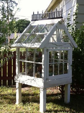 23 Small Greenhouse Made From Old Antique Windows -   16 garden design Small greenhouses ideas