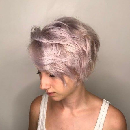 40 Bold and Gorgeous Asymmetrical Pixie Cuts -   16 hair Pink pixie
 ideas