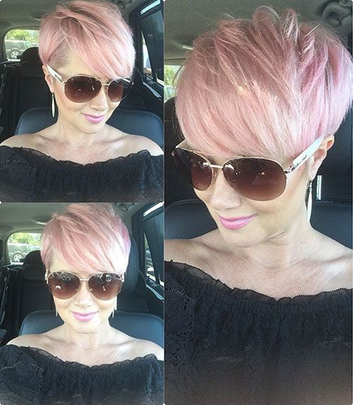 16 hair Pink pixie
 ideas