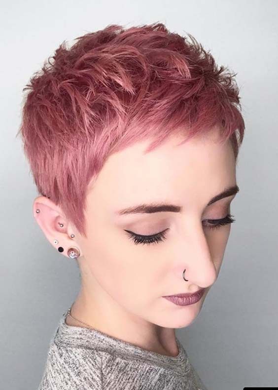 16 hair Pink pixie
 ideas