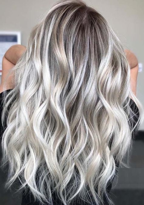 15 Charming Long Blonde Hairstyles & Haircuts for 2018 -   16 hair White highlights
 ideas