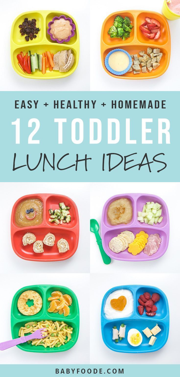 12 Healthy Toddler Lunch Ideas -   16 healthy recipes For Picky Eaters easy
 ideas