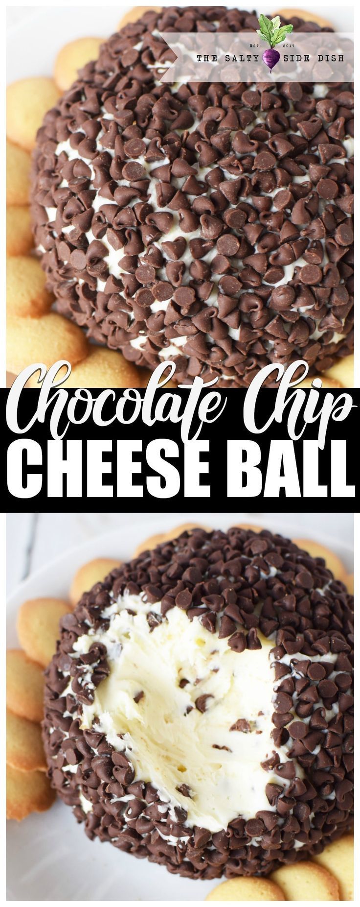 Chocolate Chip Cheese Ball -   16 holiday Appetizers recipes
 ideas