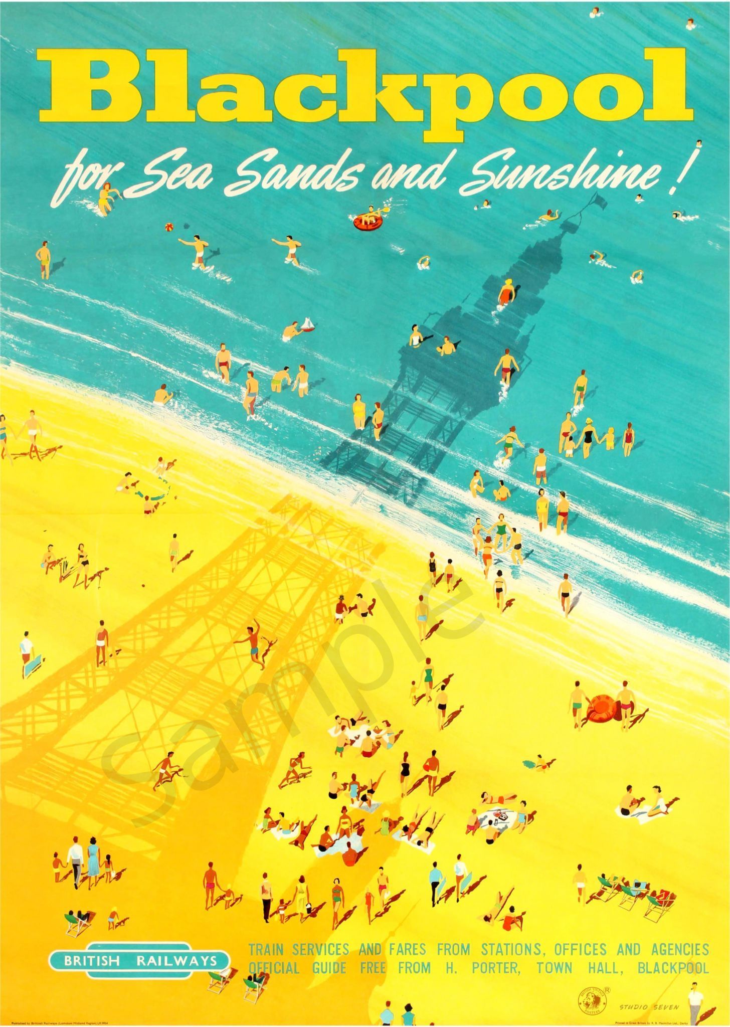 Blackpool -   16 holiday Poster vintage
 ideas