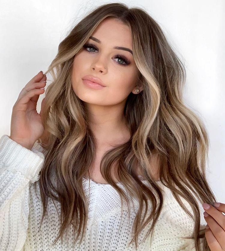 Honey middle long wave hair -   16 long style waves
 ideas