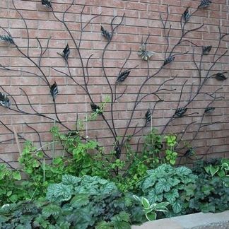 These Metal Garden Trellises are Beautiful With or Without Plants -   16 metal garden trellis
 ideas