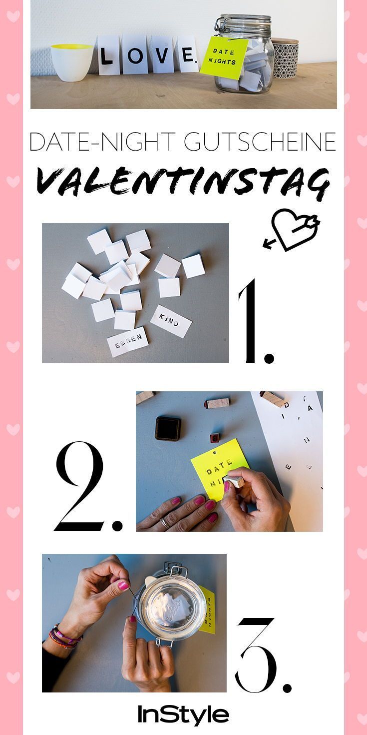 Gutschein-Geschenke f?r den Valentinstag: 2 DIYs, die jedem eine Freude machen -   17 diy basteln liebe
 ideas