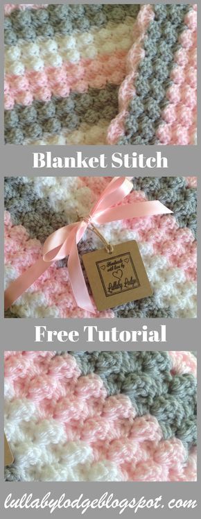 The Blanket Stitch - Crochet Tutorial -   17 knitting and crochet Projects blankets
 ideas