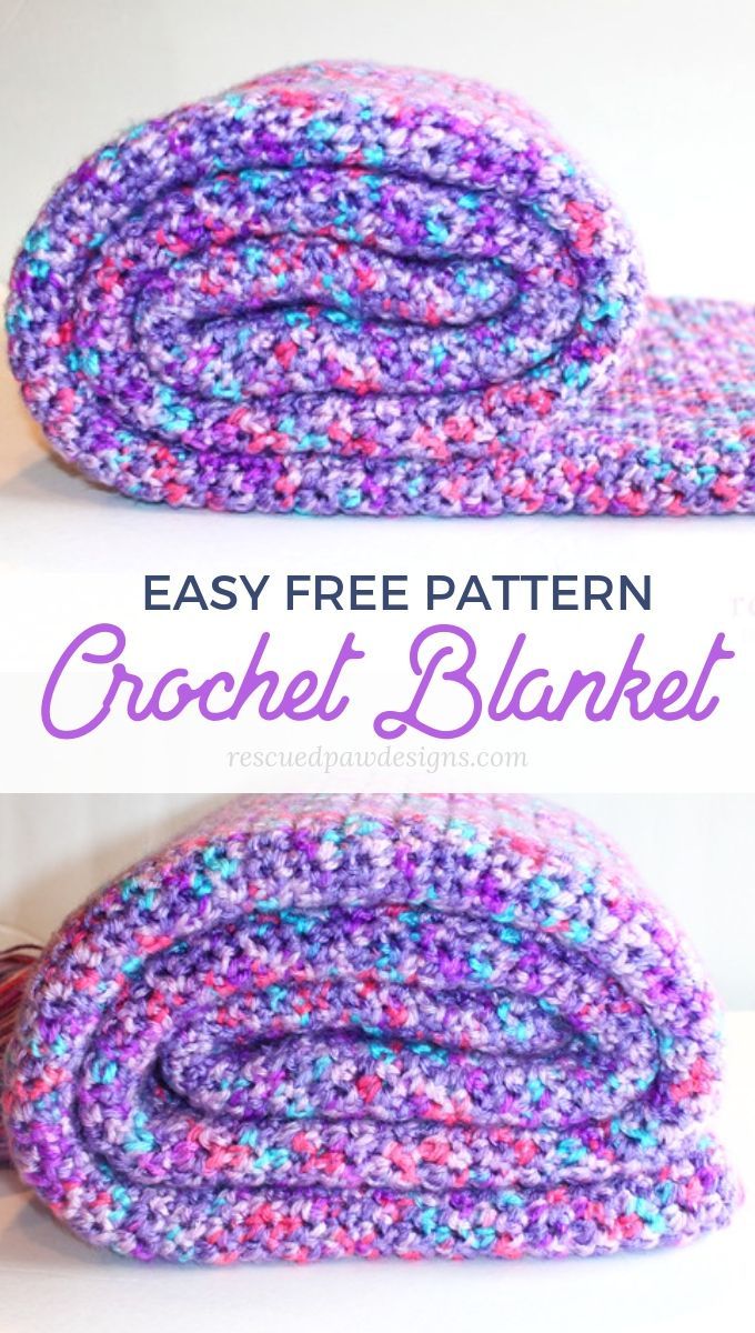 Single Crochet Blanket Pattern - Easy Single Stitch Crochet Blanket -   17 knitting and crochet Projects blankets
 ideas