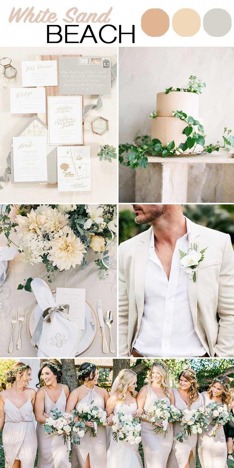 The Top 5 Color Palettes For Your Summer Wedding -   17 wedding Themes beach
 ideas