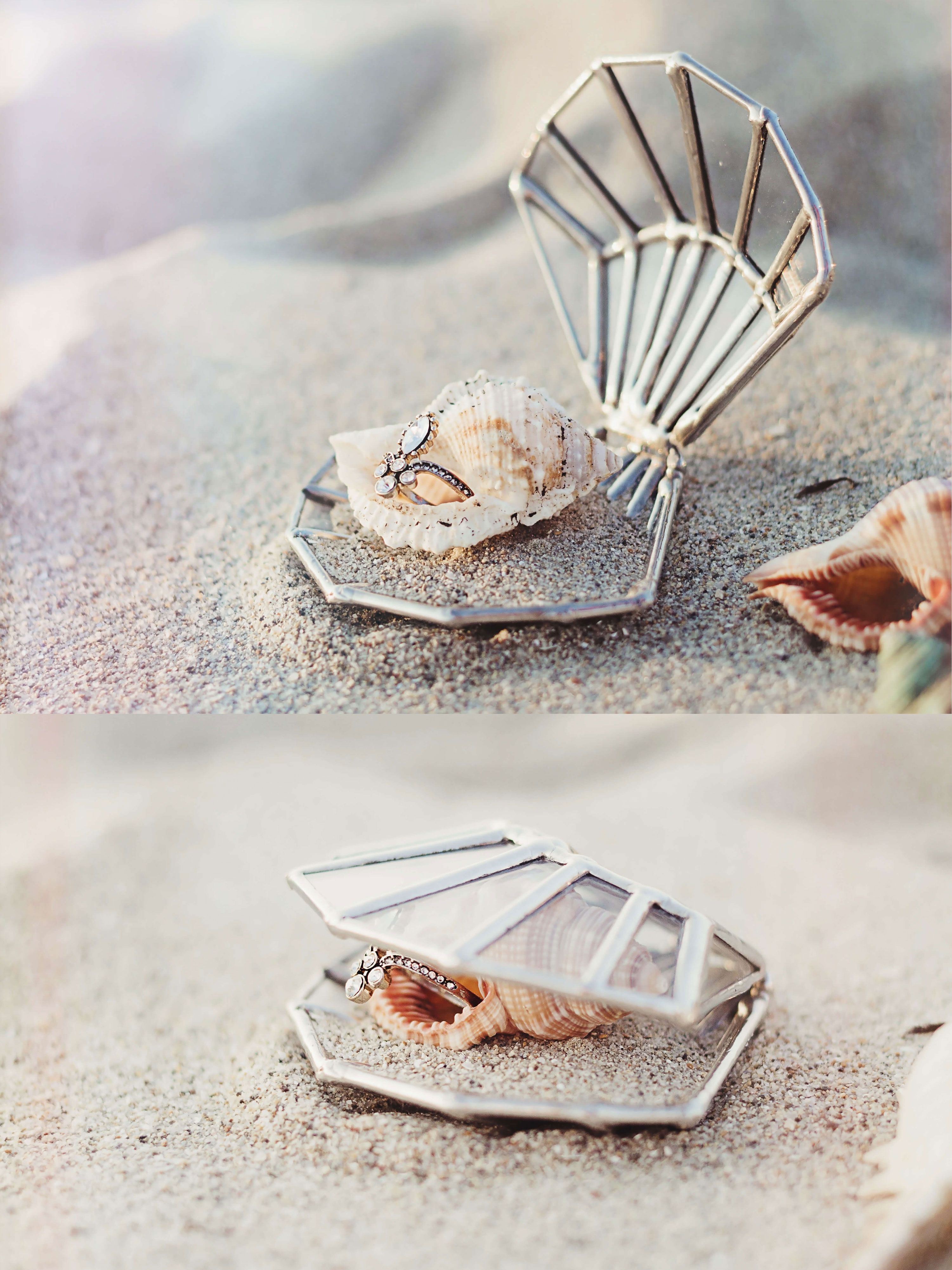 Seashell Ring Box | Beach Wedding Decor -   17 wedding Themes beach
 ideas