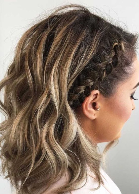 40+ Braids Wedding Hairstyles For Short Hair -   18 hairstyles Recogido short hair ideas