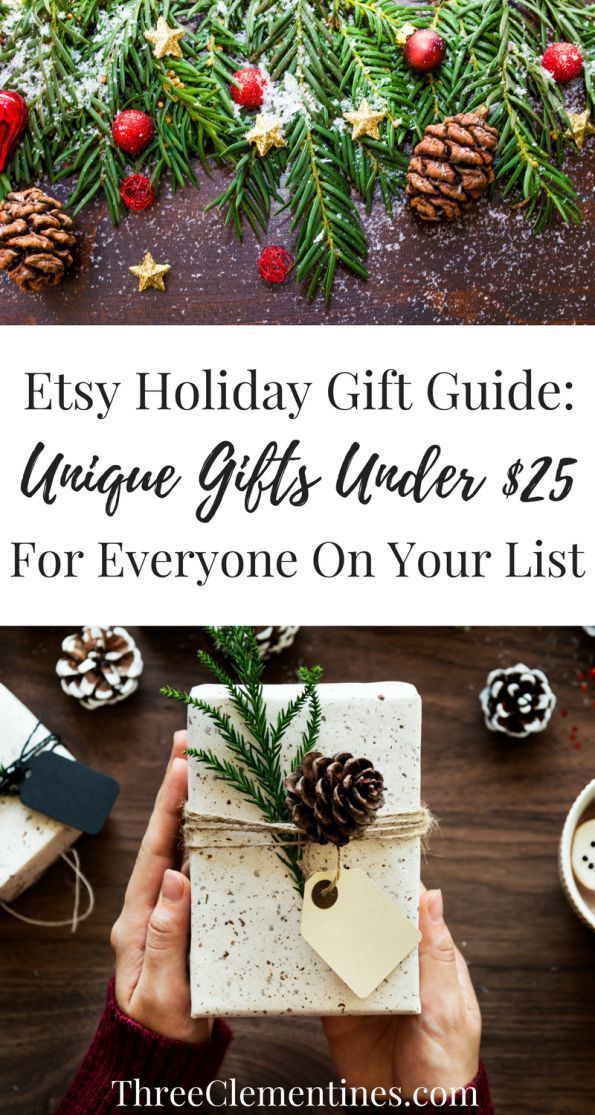 Etsy Holiday Gift Guide: Unique Gifts Under $25 For Everyone On Your List -   18 unique holiday Gifts
 ideas